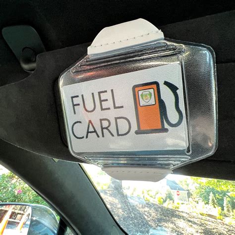 gas card holders for vehicles